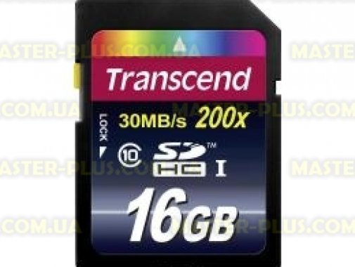 

Карта памяти 16Gb SDHC class 10 Transcend (TS16GSDHC10)