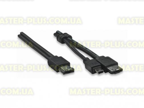 

Кабель для передачи данных eSATA to eSATA+mini USB 1.0m Manhattan (325318)