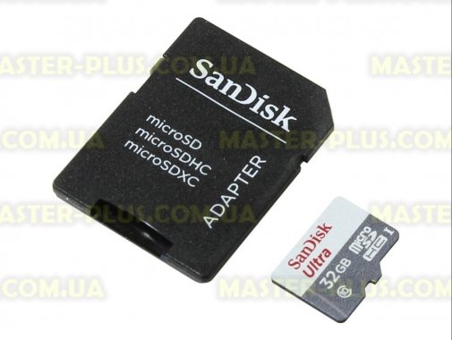 

Карта памяти SANDISK 32GB microSD class 10 UHS-I Ultra (SDSQUNB-032G-GN3MA)