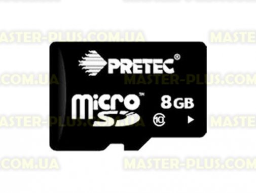 

Карта памяти Pretec 8GB microSD class10 (STS08G-SA)