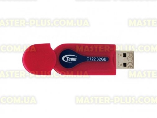 

USB флеш накопитель Team 32GB C122 Red USB 2.0 (TC12232GR01)