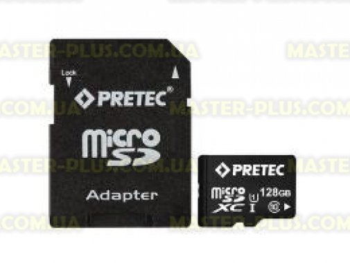 

Карта памяти Pretec 128GB microSDXC class 10 UHS-I (STSX128G-SA)
