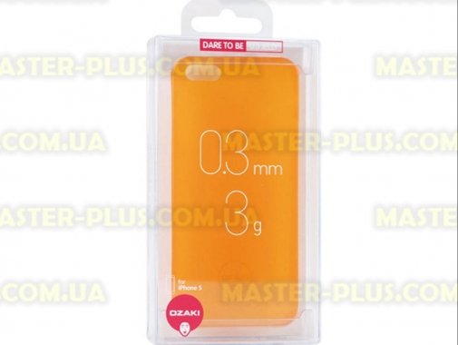 

Чехол для моб. телефона OZAKI iPhone 5/5S O!coat 0.3 JELLY/Orange (OC533OG)