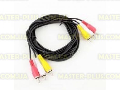 

Кабель мультимедийный 3RCA to 3RCA AV 2.0m GEMIX (Art.GC 1828)