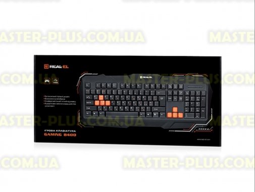

Клавиатура REAL-EL 8400 Gaming, black